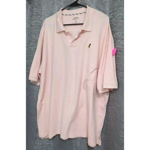 Men's Disney Mickey Mouse Logo Pink Tennis‎ Polo Shirt Size 2XL.